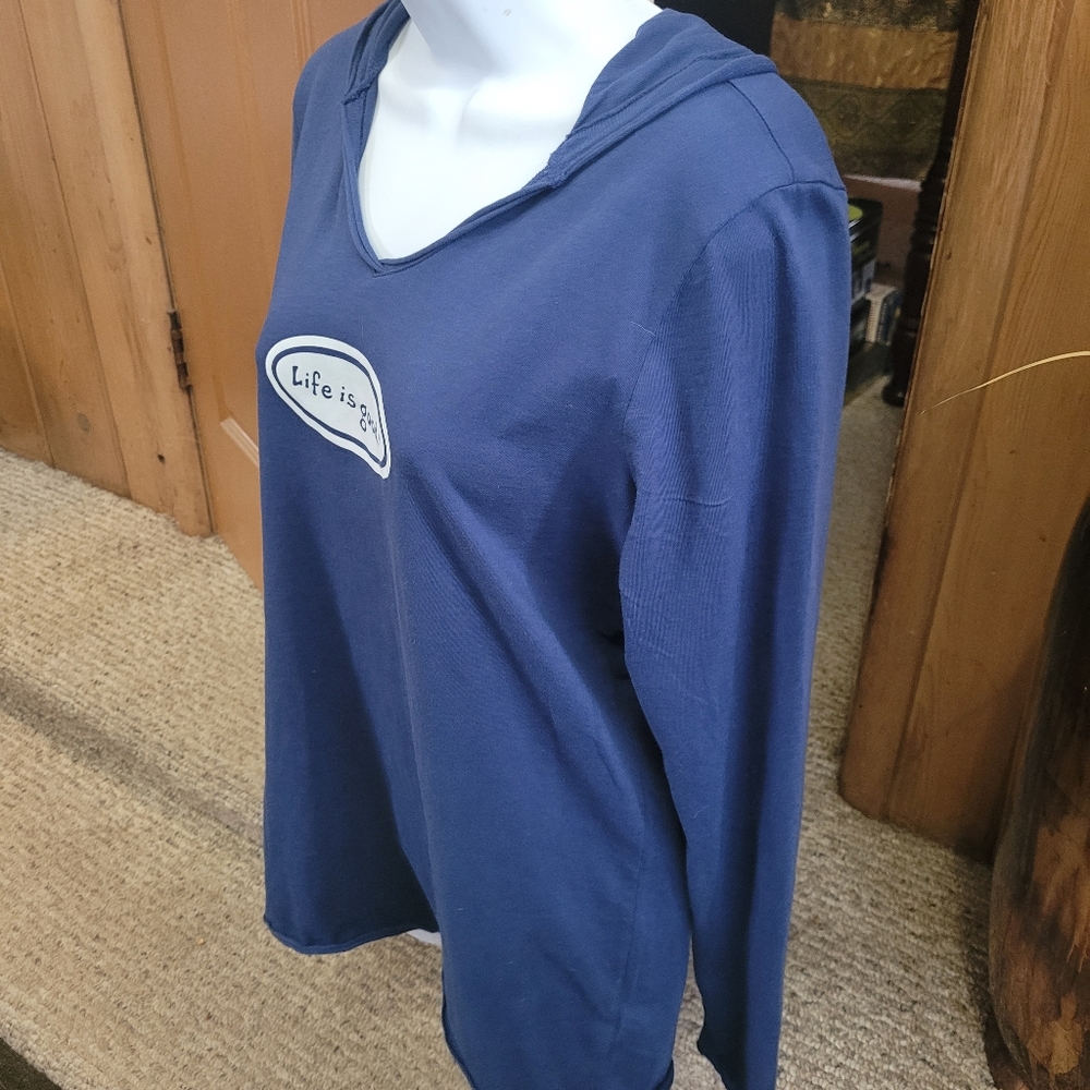 NWT Life Is Good Hoodie Top - Picture 3 of 5